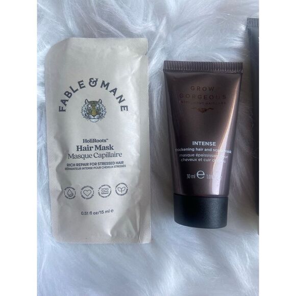 Haircare Sample Bundle; Fable & Mane Grow Gorgeous Living Proof Bumble & Bumble - Picture 2 of 5